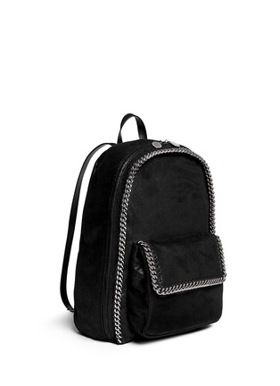 Figure View - Click To Enlarge - STELLA MCCARTNEY - 'Falabella' shaggy deer chain backpack