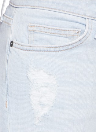 Detail View - Click To Enlarge - CURRENT/ELLIOTT - 'The Stiletto' ripped cropped jeans