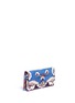Figure View - Click To Enlarge - VALENTINO GARAVANI - Tropical floral print leather clutch
