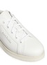Detail View - Click To Enlarge - ACNE STUDIOS - Kobe' perforated tongue leather sneakers