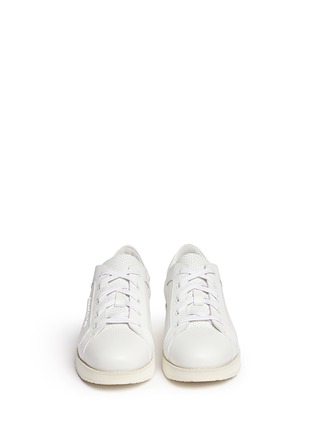 Figure View - Click To Enlarge - ACNE STUDIOS - Kobe' perforated tongue leather sneakers