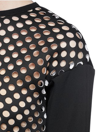 Detail View - Click To Enlarge - OPENING CEREMONY - 'Ricky' perforated neoprene top