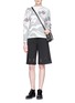 Figure View - Click To Enlarge - OPENING CEREMONY - 'Marny' metal grommet shorts