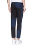 Back View - Click To Enlarge - MARNI - Multi panel cotton-linen tapered pants