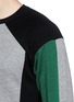 Detail View - Click To Enlarge - MARNI - Colourblock mixed media sweater