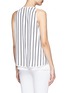 Back View - Click To Enlarge - THEORY - Striped layered tank top