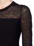 Detail View - Click To Enlarge - THEORY - Ofenia sheer top stretch sweater