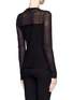 Back View - Click To Enlarge - THEORY - Ofenia sheer top stretch sweater