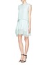 Figure View - Click To Enlarge - 3.1 PHILLIP LIM - Laser cut polka dot sleeveless separate dress