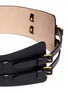Detail View - Click To Enlarge - ALEXANDER MCQUEEN - Double strap leather belt
