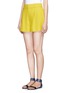 Front View - Click To Enlarge - CHLOÉ - Crepe cady shorts