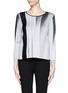 Main View - Click To Enlarge - HELMUT LANG - Tri-colour patterned sweater