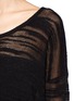 Detail View - Click To Enlarge - HELMUT LANG - Open knit angora-blend sweater