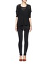 Figure View - Click To Enlarge - HELMUT LANG - Open knit angora-blend sweater
