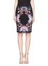 Main View - Click To Enlarge - GIVENCHY - Floral collage print pencil skirt