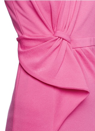 Detail View - Click To Enlarge - ARMANI COLLEZIONI - Twisted bow dress