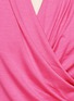Detail View - Click To Enlarge - ARMANI COLLEZIONI - Wrap front sleeveless jersey top