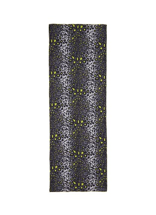 Detail View - Click To Enlarge - VALENTINO GARAVANI - Neon leopard print silk scarf