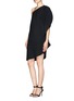 Figure View - Click To Enlarge - MO&CO. EDITION 10 - Asymmetric ruffle sleeve dress