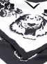 Detail View - Click To Enlarge - KENZO - Tiger graffiti print silk bandana scarf