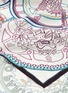 Detail View - Click To Enlarge - KENZO - Neon Badges print silk scarf