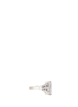 Figure View - Click To Enlarge - CZ BY KENNETH JAY LANE - Emerald cut cubic zirconia statement ring