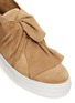 Detail View - Click To Enlarge - PORTS 1961 - Knot vamp platform suede sneakers