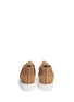 Back View - Click To Enlarge - PORTS 1961 - Knot vamp platform suede sneakers