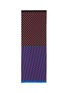 Main View - Click To Enlarge - FRANCO FERRARI - Lightning bolt print colourblock silk scarf
