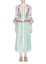 Main View - Click To Enlarge - 68244 - 'Wildflower' floral embroidered ruffle dress