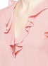 Detail View - Click To Enlarge - ALICE & OLIVIA - 'Gia' ruffle cold shoulder crépon blouse