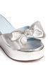 Detail View - Click To Enlarge - FRANCES VALENTINE - 'Darcy' metallic leather platform sandals