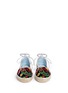 Front View - Click To Enlarge - FRANCES VALENTINE - 'Jane' paisley embroidered d'Orsay espadrilles