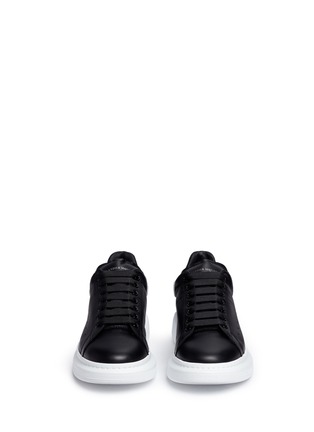 Front View - Click To Enlarge - ALEXANDER MCQUEEN - 'Oversized Sneaker' in leather