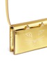Detail View - Click To Enlarge - CHARLOTTE OLYMPIA - 'Feline' metallic leather crossbody bag