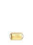 Back View - Click To Enlarge - CHARLOTTE OLYMPIA - 'Feline' metallic leather crossbody bag