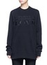 Main View - Click To Enlarge - GIVENCHY - 'Power of Love' embroidered slogan sweatshirt
