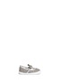 Main View - Click To Enlarge - STUART WEITZMAN - Baby Layla' quilted glitter infant ballerinas