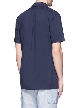 Back View - Click To Enlarge - NANAMICA - Spread collar short sleeve wind shirt