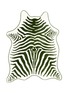 Detail View - Click To Enlarge - MASLIN & CO - Zebra stripe jacquard beach towel and leather backpack carrier set