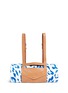Main View - Click To Enlarge - MASLIN & CO - Jaguar jacquard beach towel and leather backpack carrier set