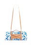 Main View - Click To Enlarge - MASLIN & CO - Jaguar jacquard beach towel and leather carrier set