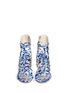 Front View - Click To Enlarge - SOPHIA WEBSTER - 'Lacey Oceana' print leather caged sandals
