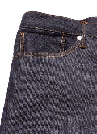 Detail View - Click To Enlarge - 3X1 - 'M5' raw denim slim fit jeans