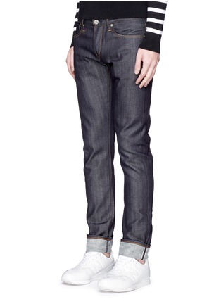 Front View - Click To Enlarge - 3X1 - 'M5' raw denim slim fit jeans