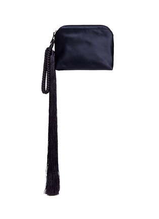 Main View - Click To Enlarge - THE ROW - Silk satin tassel wristlet pouch