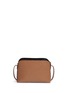 Back View - Click To Enlarge - THE ROW - 'Multi-pouch' leather nylon shoulder bag