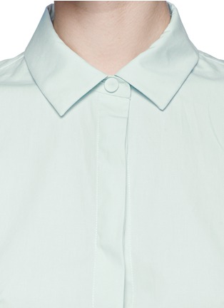 Detail View - Click To Enlarge - CHICTOPIA - Wide sleeve poplin shirt dress