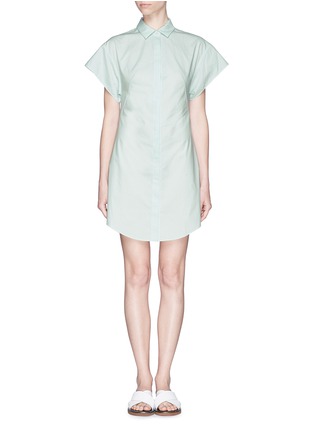 Main View - Click To Enlarge - CHICTOPIA - Wide sleeve poplin shirt dress