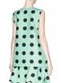 Back View - Click To Enlarge - CHICTOPIA - Polka dot print sleeveless top